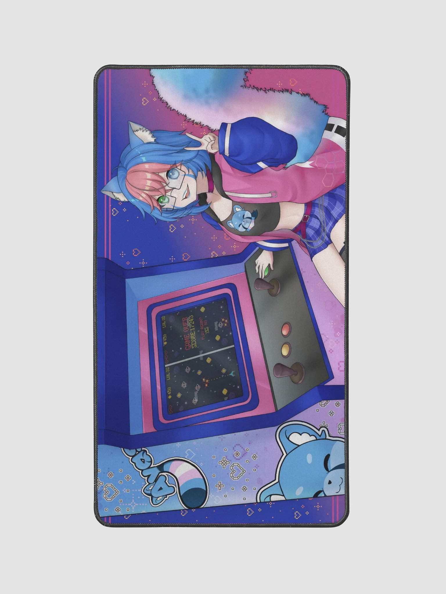 Aya's Arcade Desk Mat (12" x 22") product image (2)