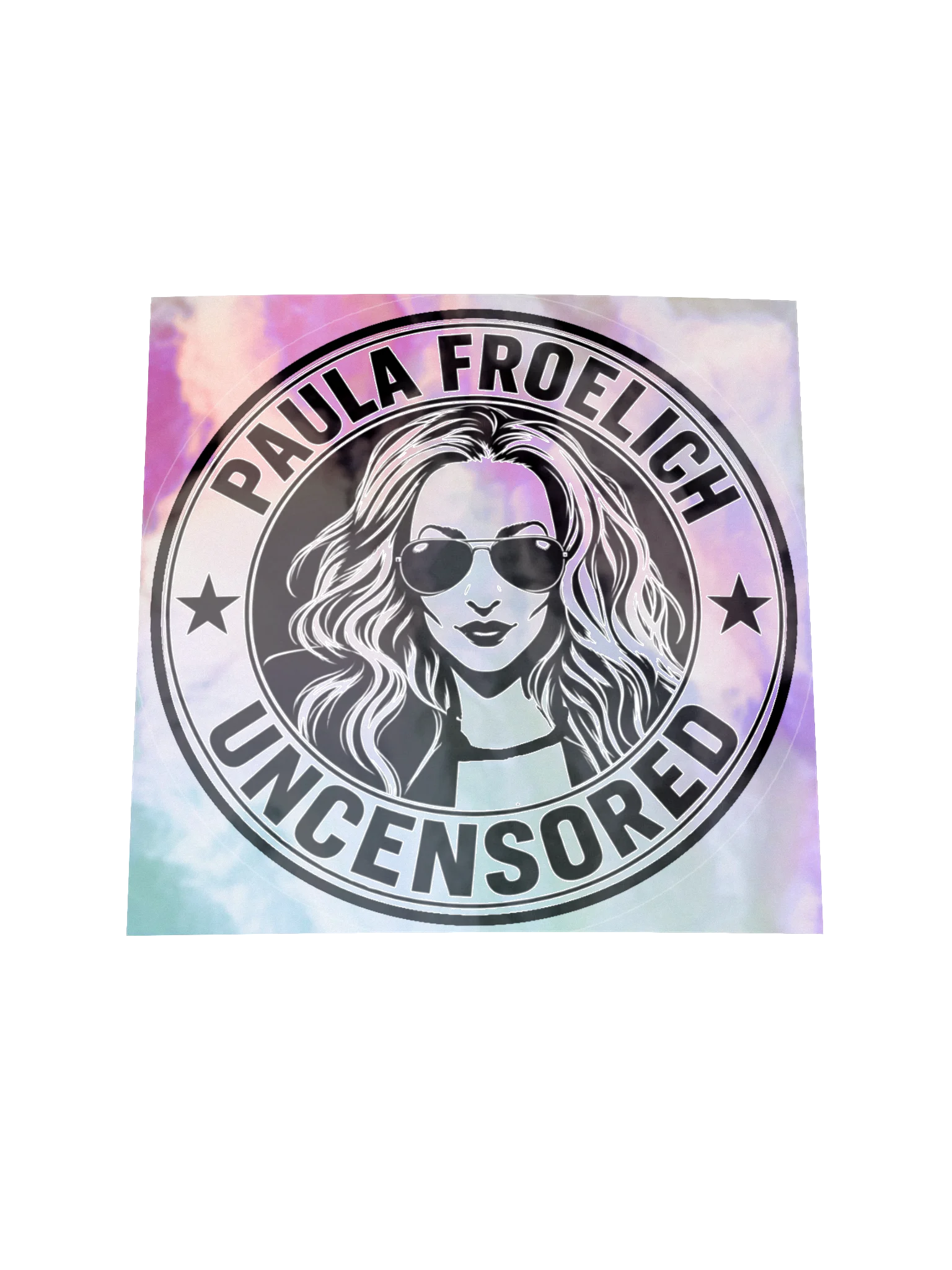 Paula Froelich: Uncensored Holographic XL Sticker product image (1)