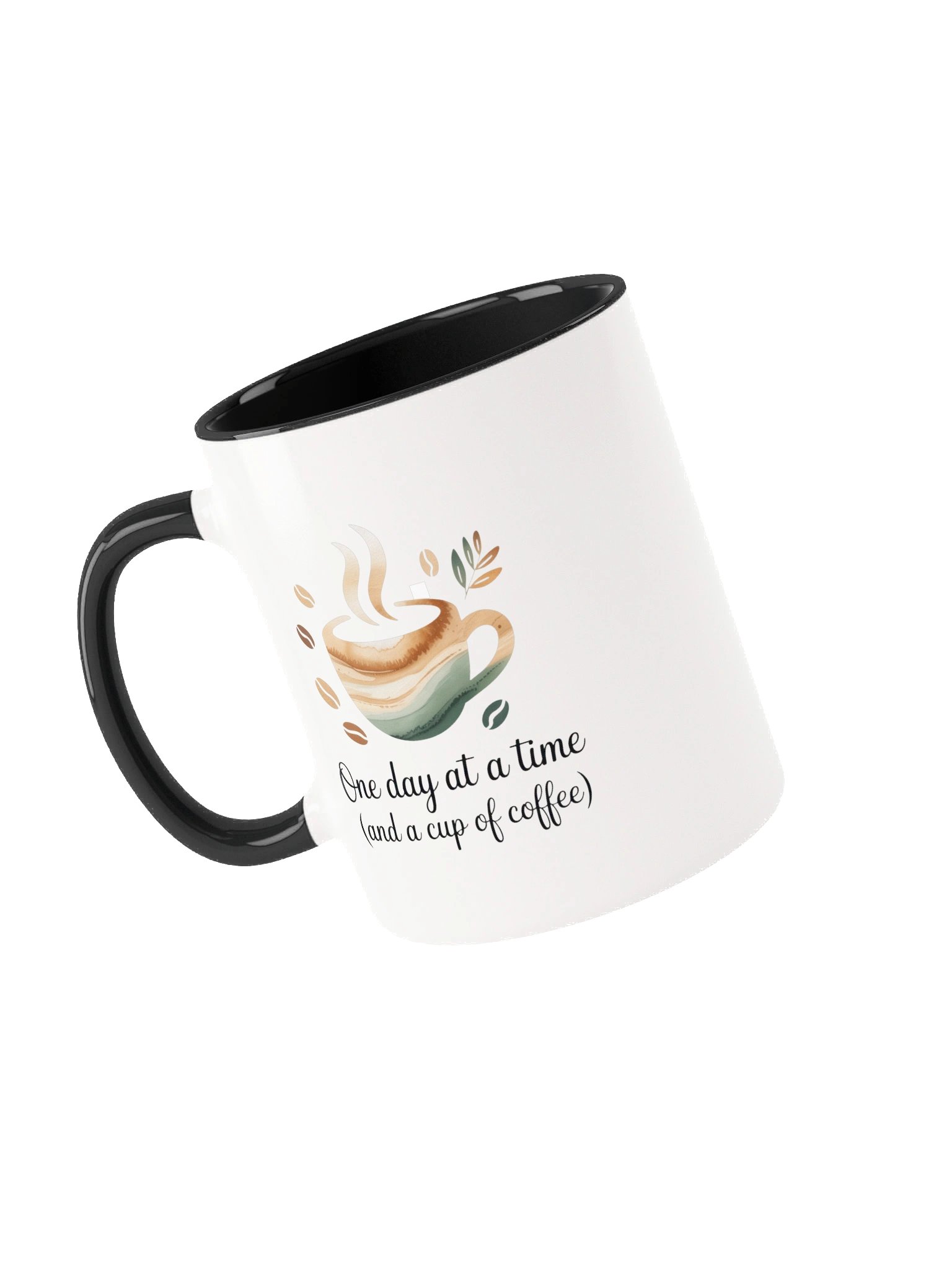 One Day at a Time Coffee Mug - with Color Inside product image (3)