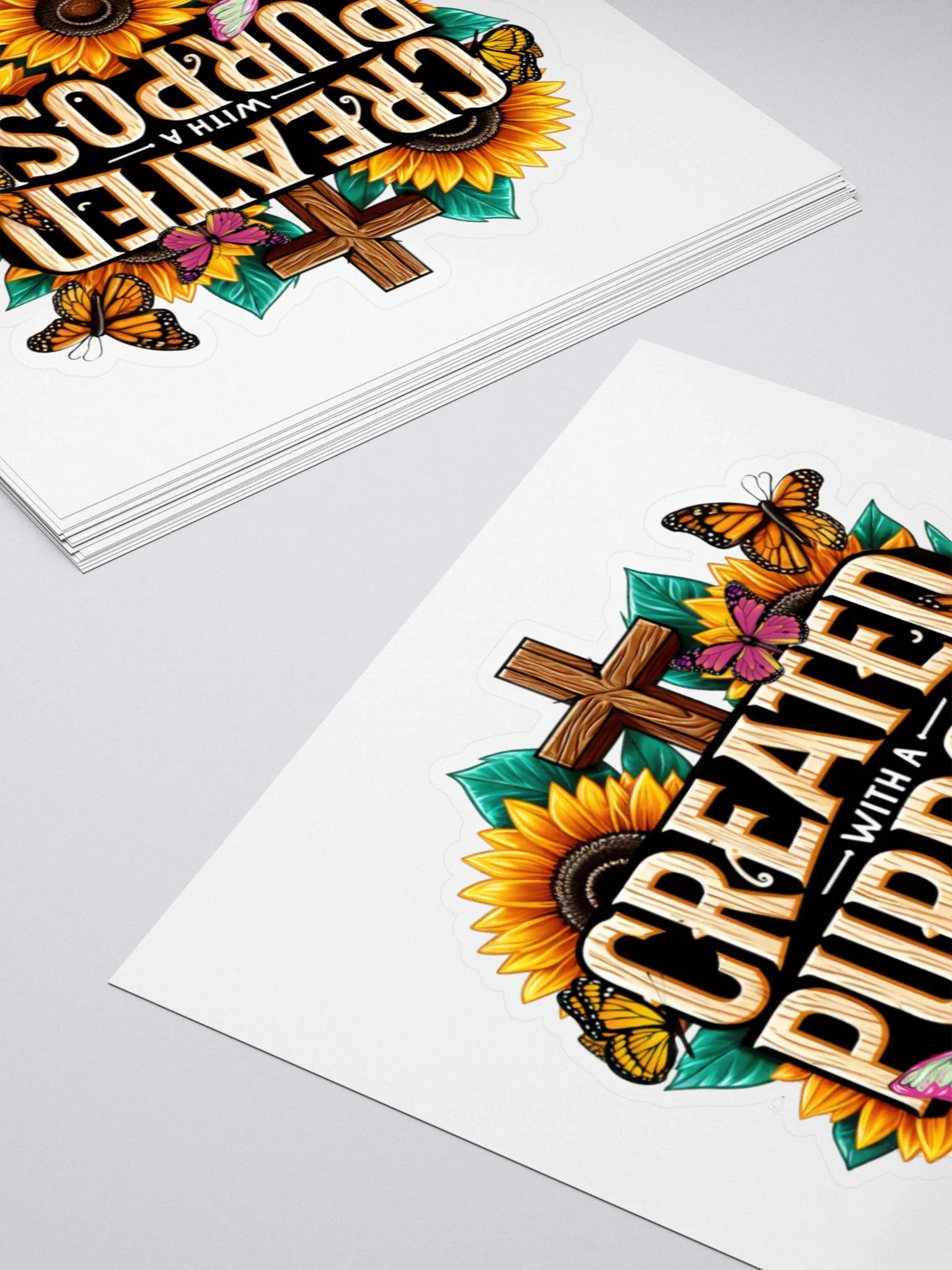 Created With a Purpose Sticker product image (4)