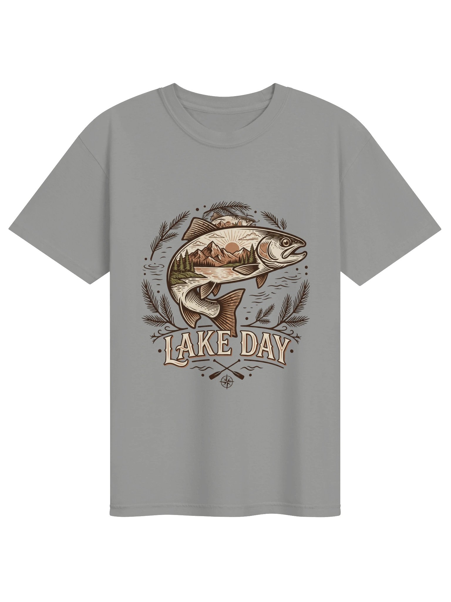 Lake Day Fish Graphic Tee product image (10)