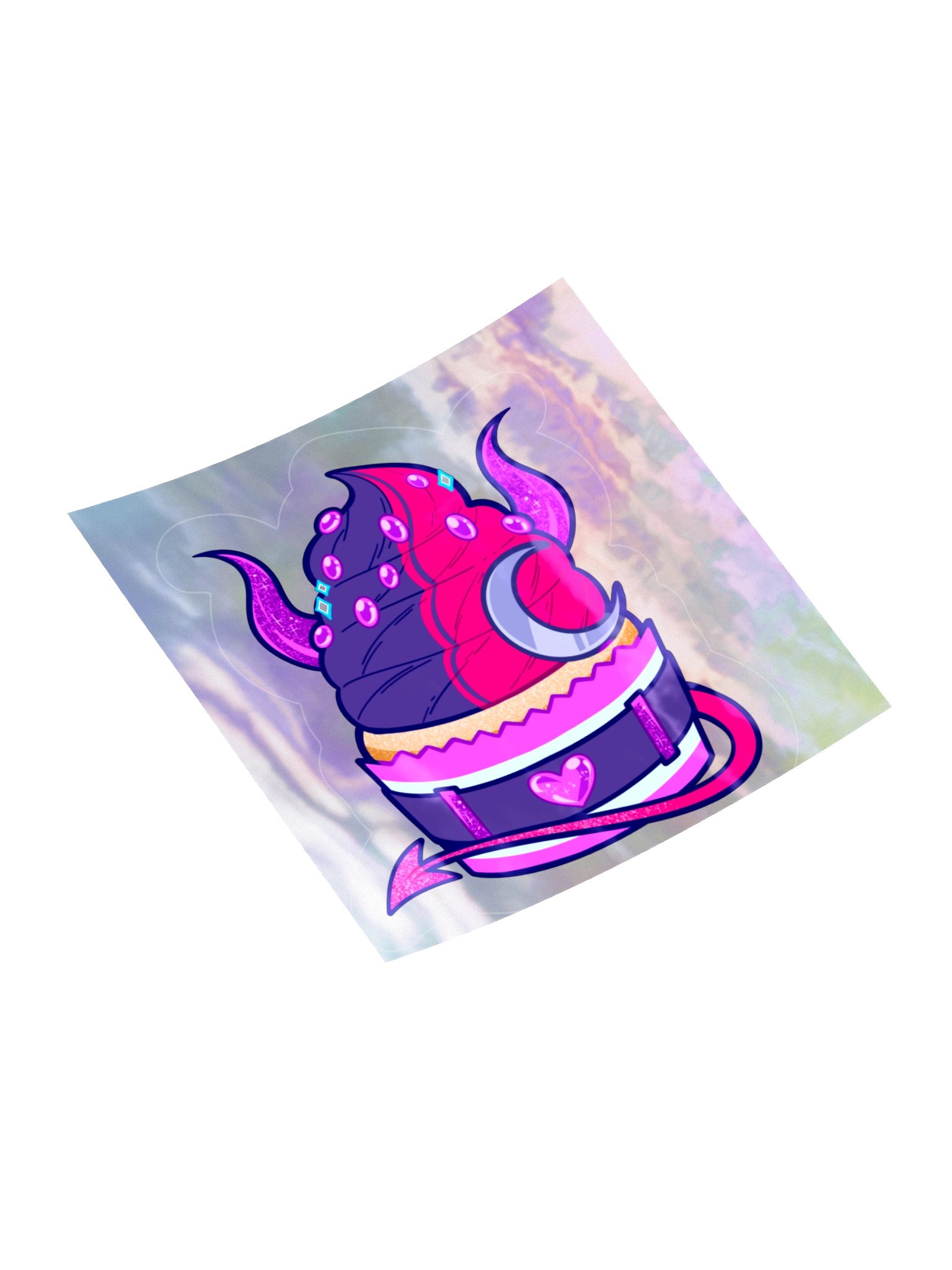 Holographic Cupcake Sticker product image (8)