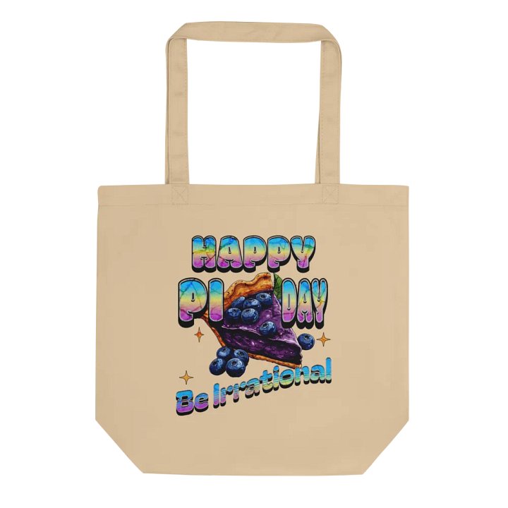 Happy Pi Day Be Irrational Rainbow Tote Bag product image (1)