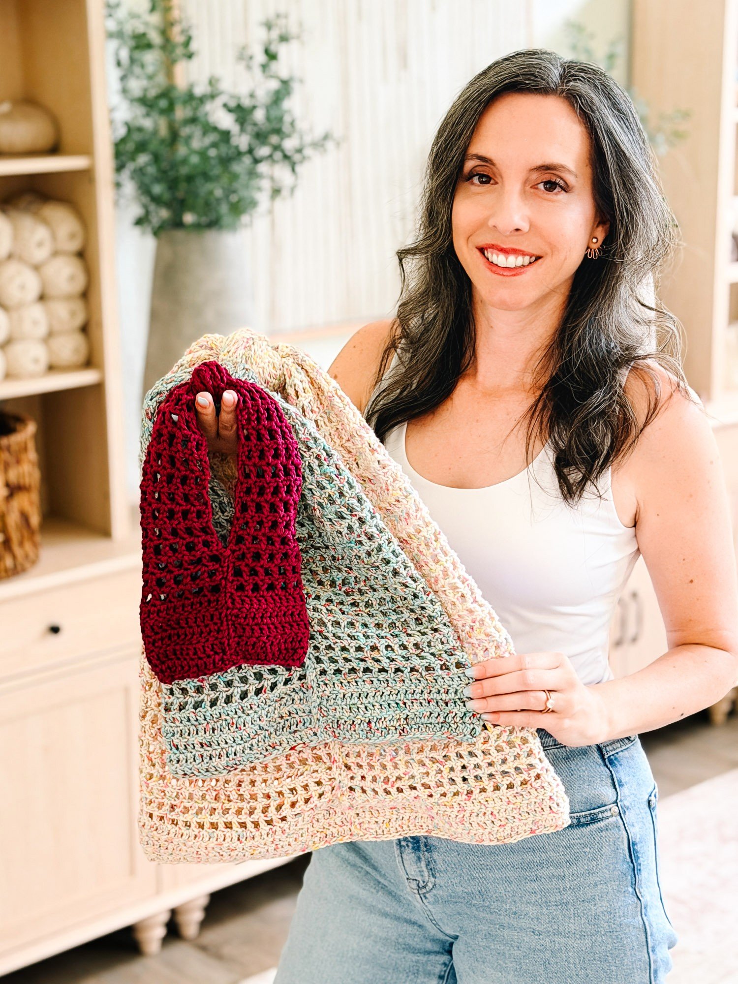 Knotted Mesh Crochet Bag Pattern product image (8)