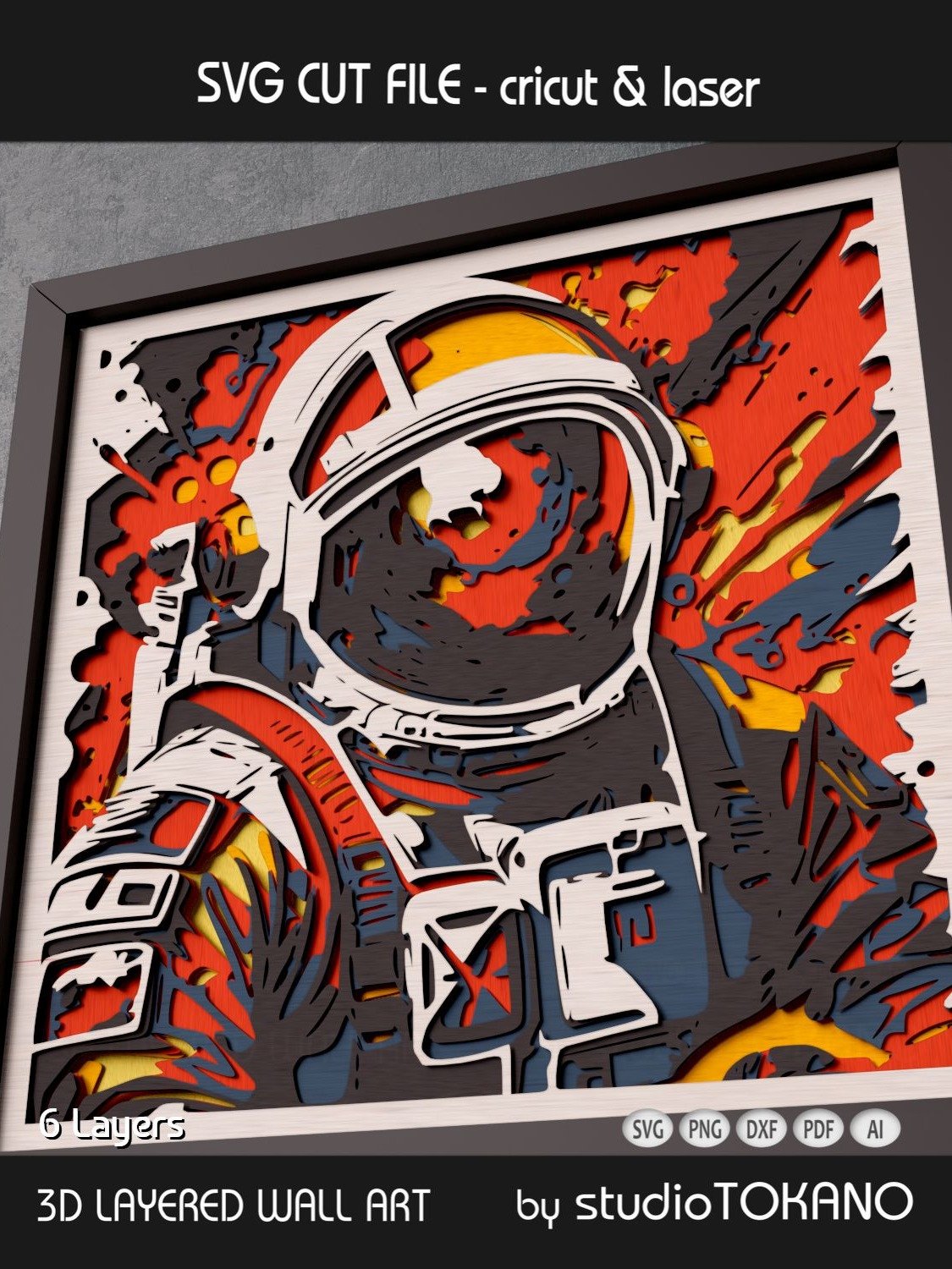 Astronaut Shadow Box product image (4)