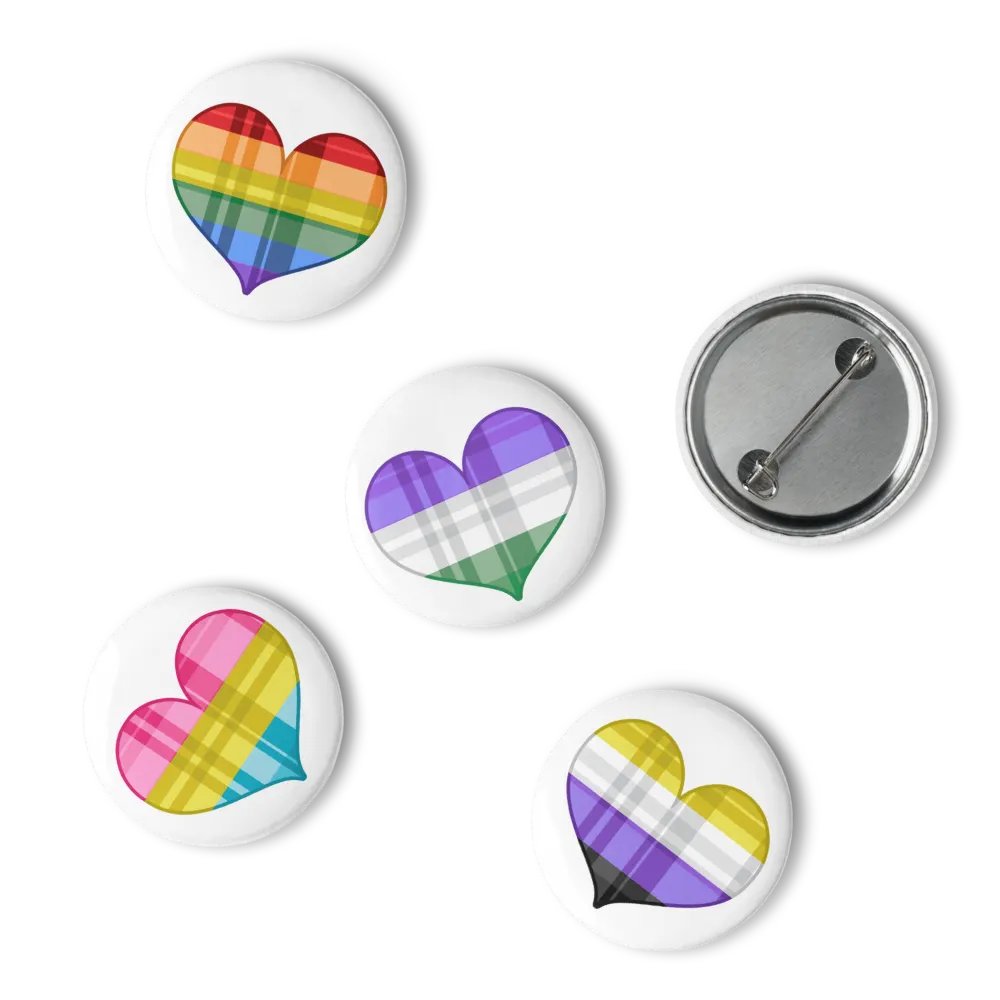 Pride Heart Pins - See Description product image (6)