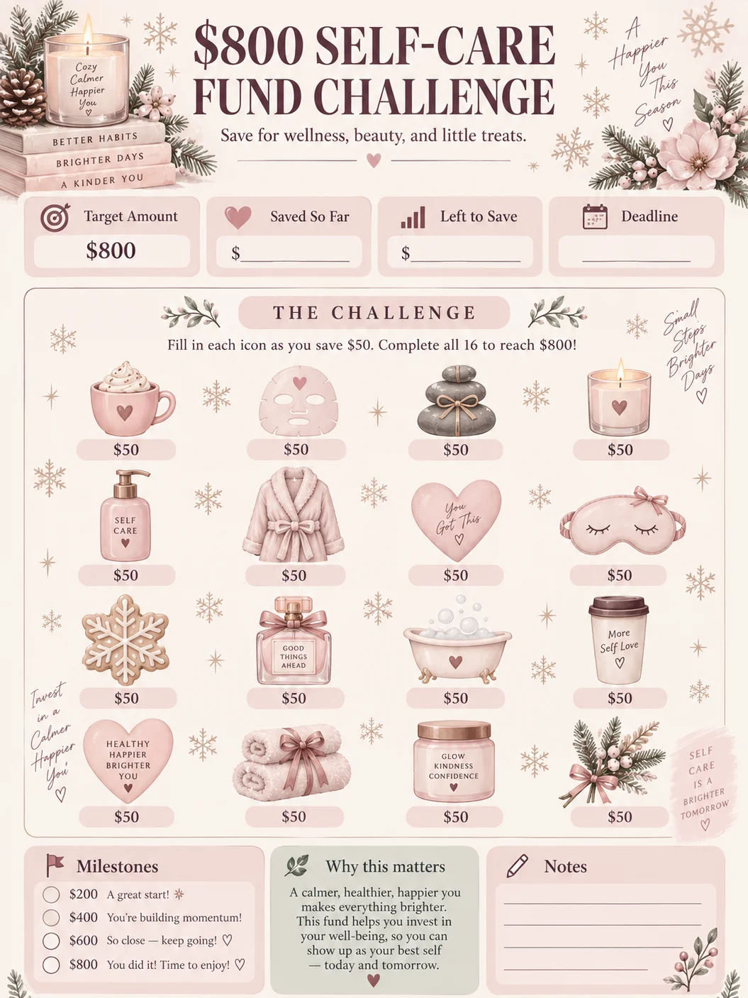 Savings Challenges Bundle | 10 Printable Savings Trackers | Emergency Fund | PDF product image (2)