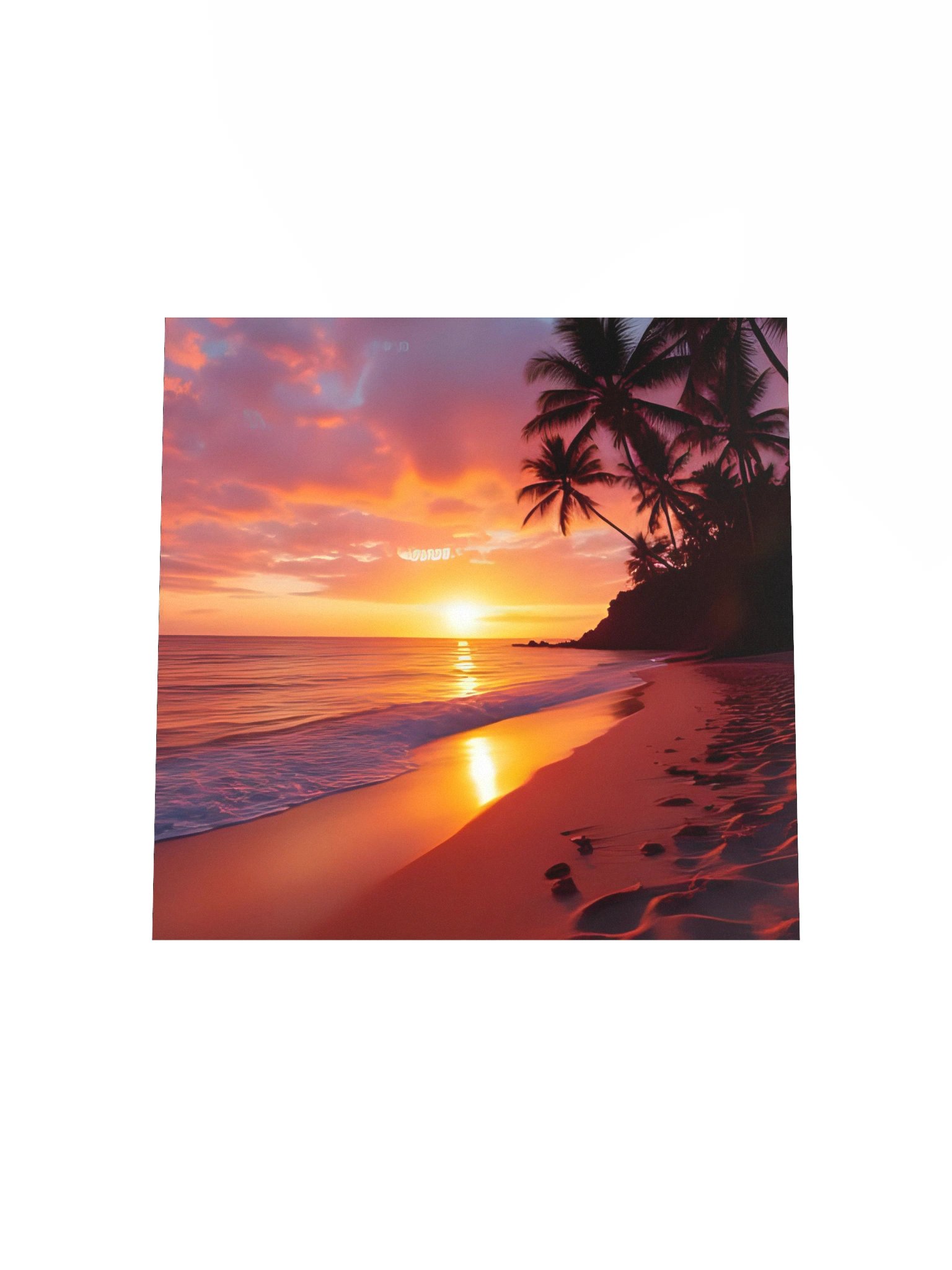 Tropical Sunset Matte Poster product image (20)