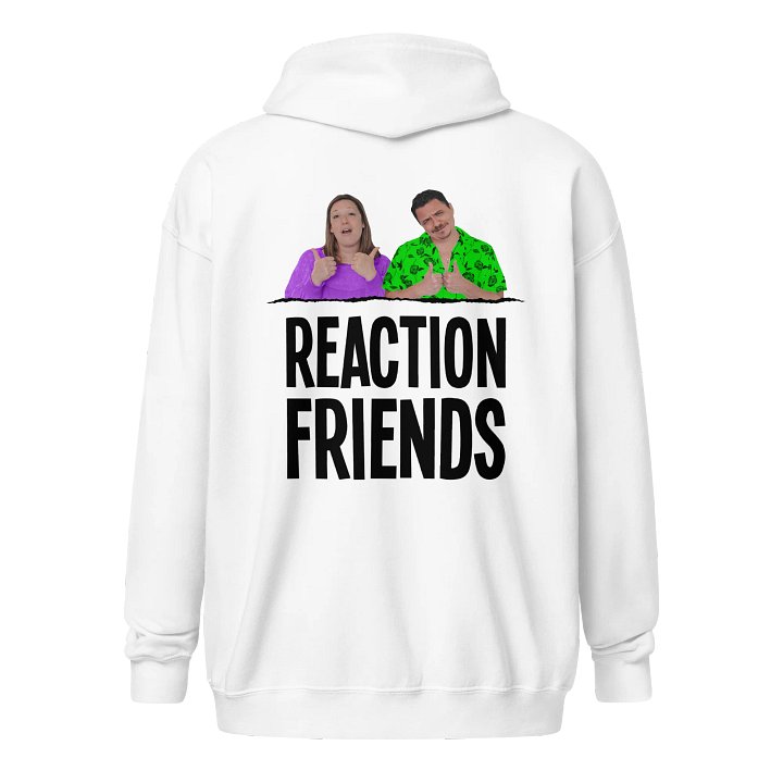 Reaction Friends Zip Hoodie - "Friend!" Collection product image (2)