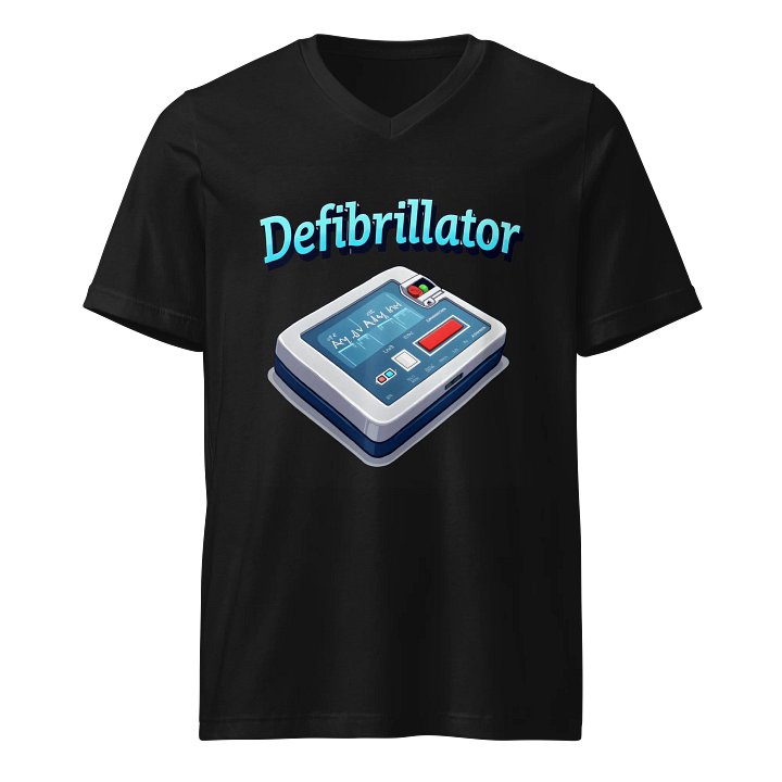 Shockwave Defibrillator Graphic v-neck Tee product image (1)