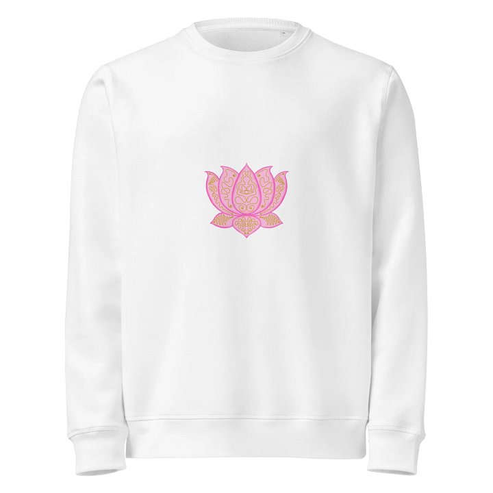 Golden Lotus Unisex Organic Sweatshirt product image (1)