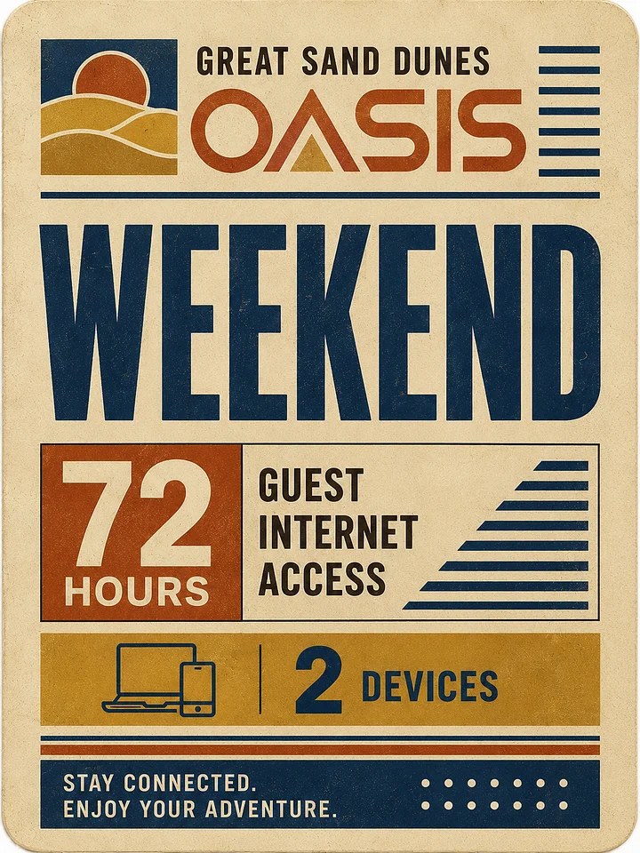 Weekender Guest Code product image (1)
