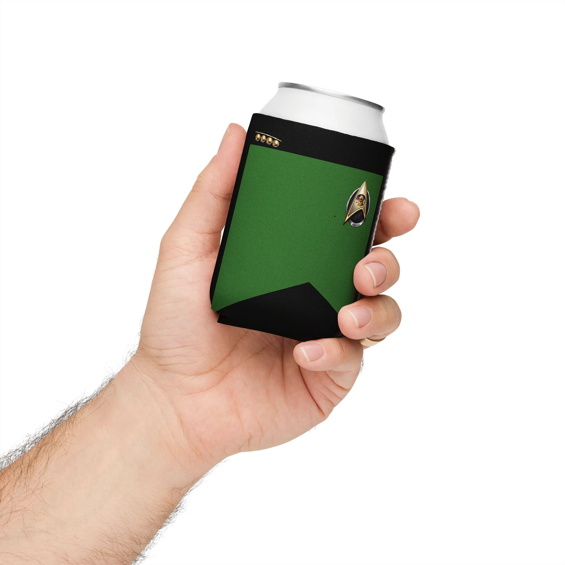 Officer Inspired Can Coozie - Green Division product image (3)