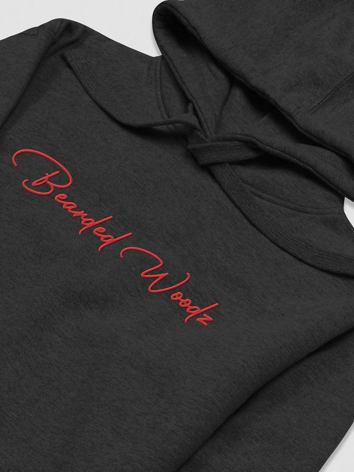 Women's Bearded Woodz Signature Hoodie (Red Embroidery) product image (2)