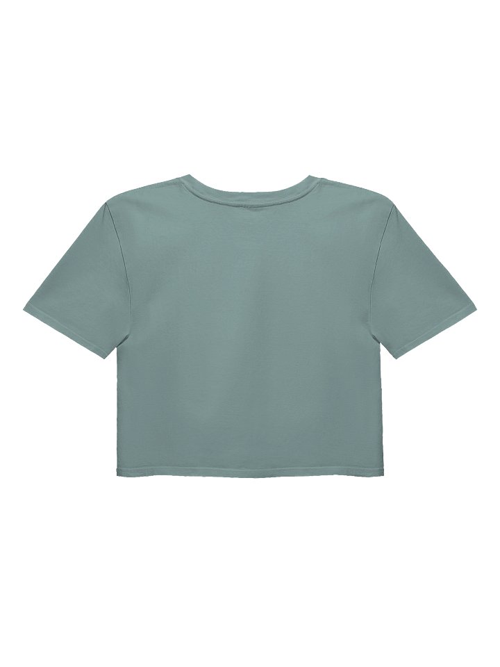 Furry Trash Crop Top – Bubble Logo (White Print) product image (2)