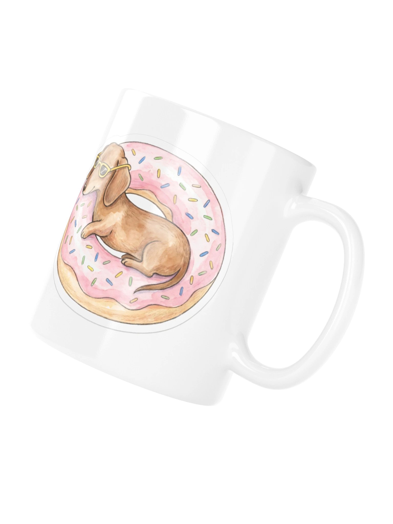 Donut Float Doxie Mug product image (4)