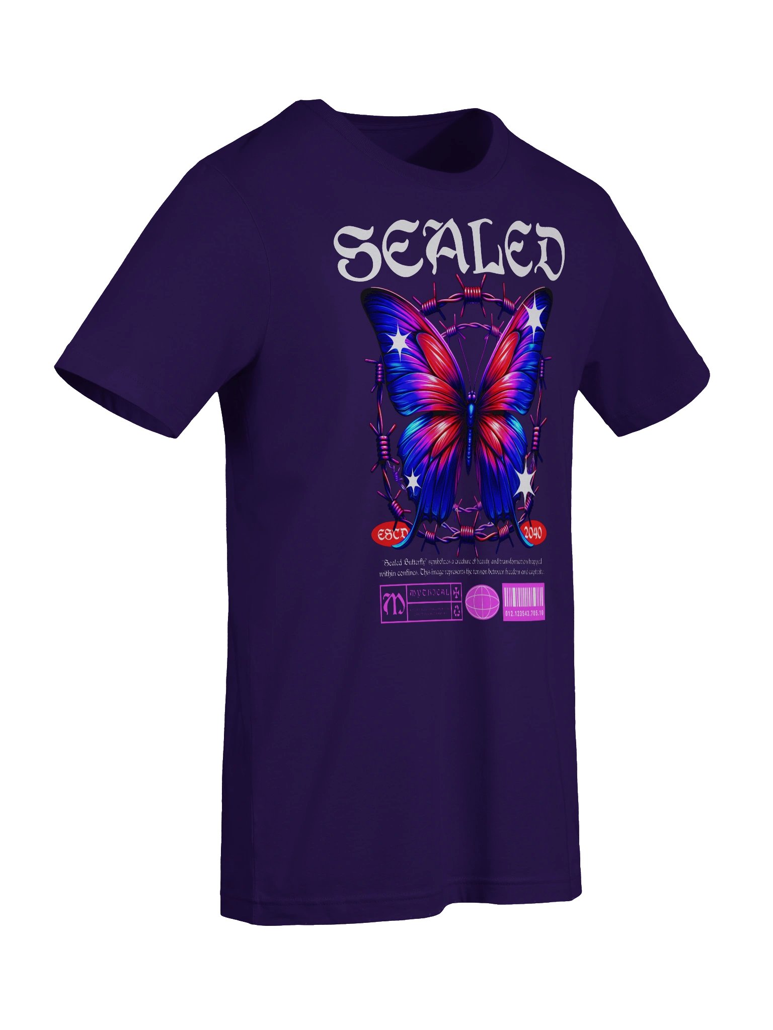 Stylish Sealed Butterfly T-Shirt for Everyday Wear product image (78)