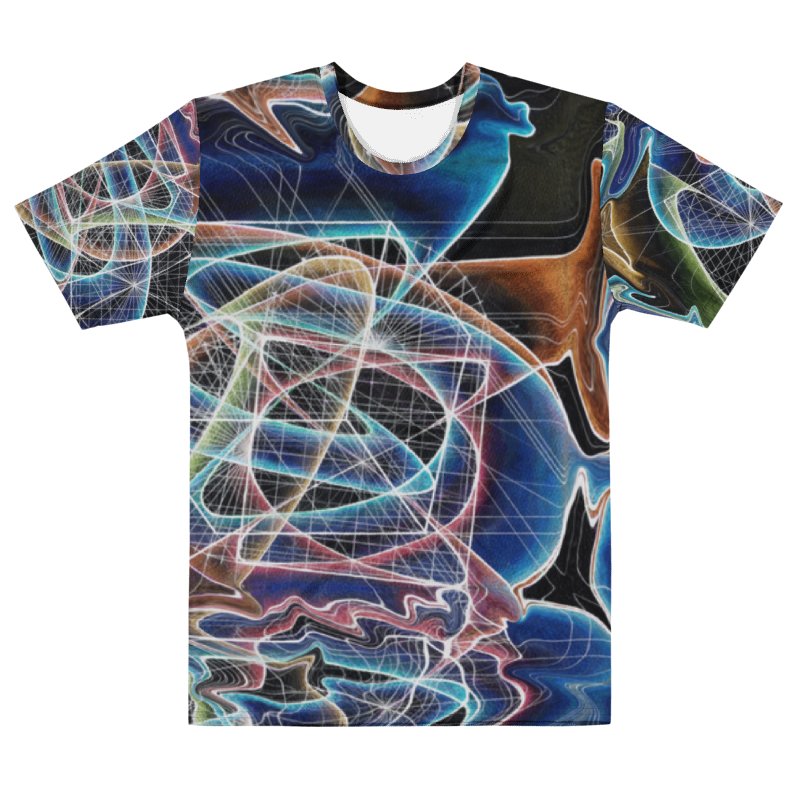 Translucent Heart - Geometric Negative Art Men's Crew Neck T-Shirt product image (3)