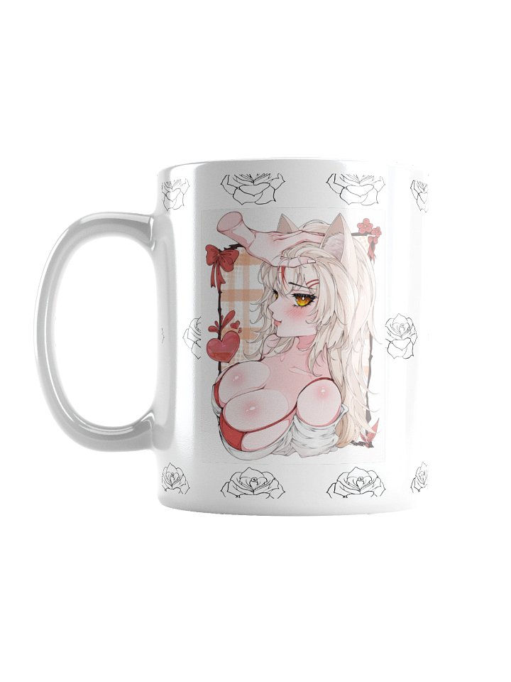 Kat Headpat + Roses with TTV Logo Mug product image (1)