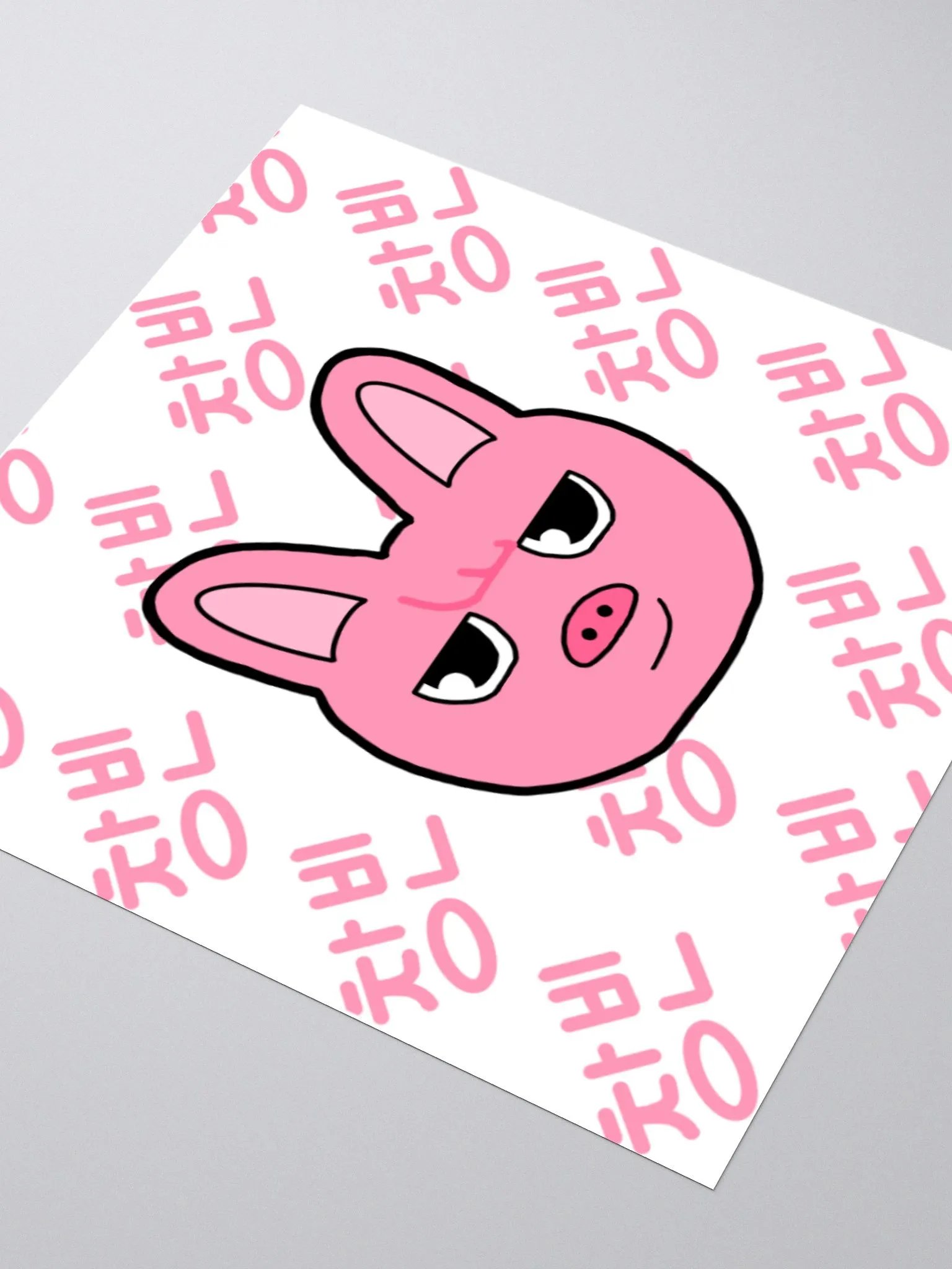 Dwaekki face and hangul Sticker product image (9)