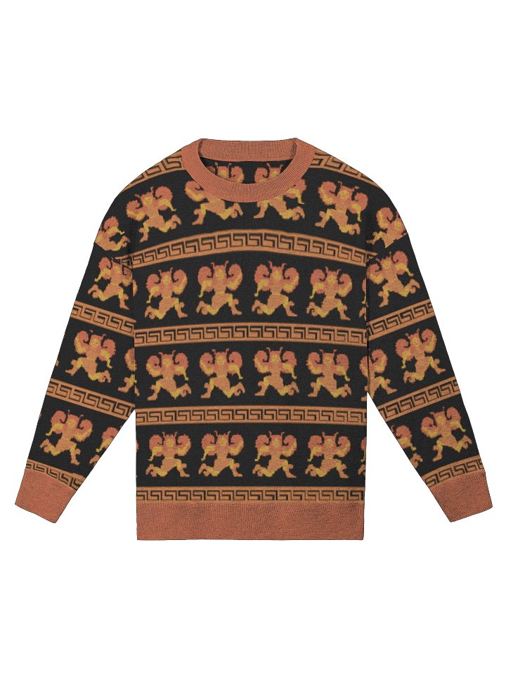 Gorgons traditional Fairisle style - red figure product image (4)