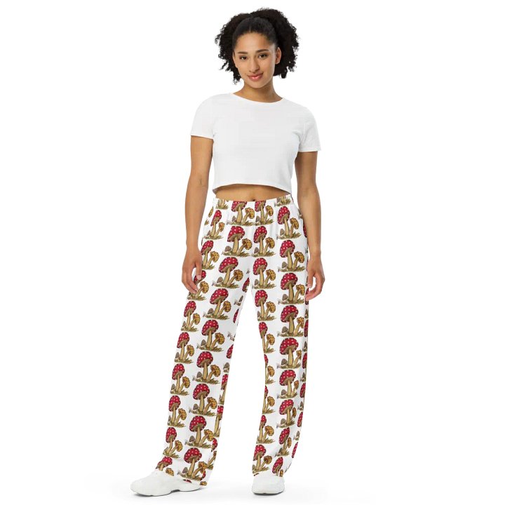 Magic Mushroom Unisex Wide-Leg Pants product image (2)