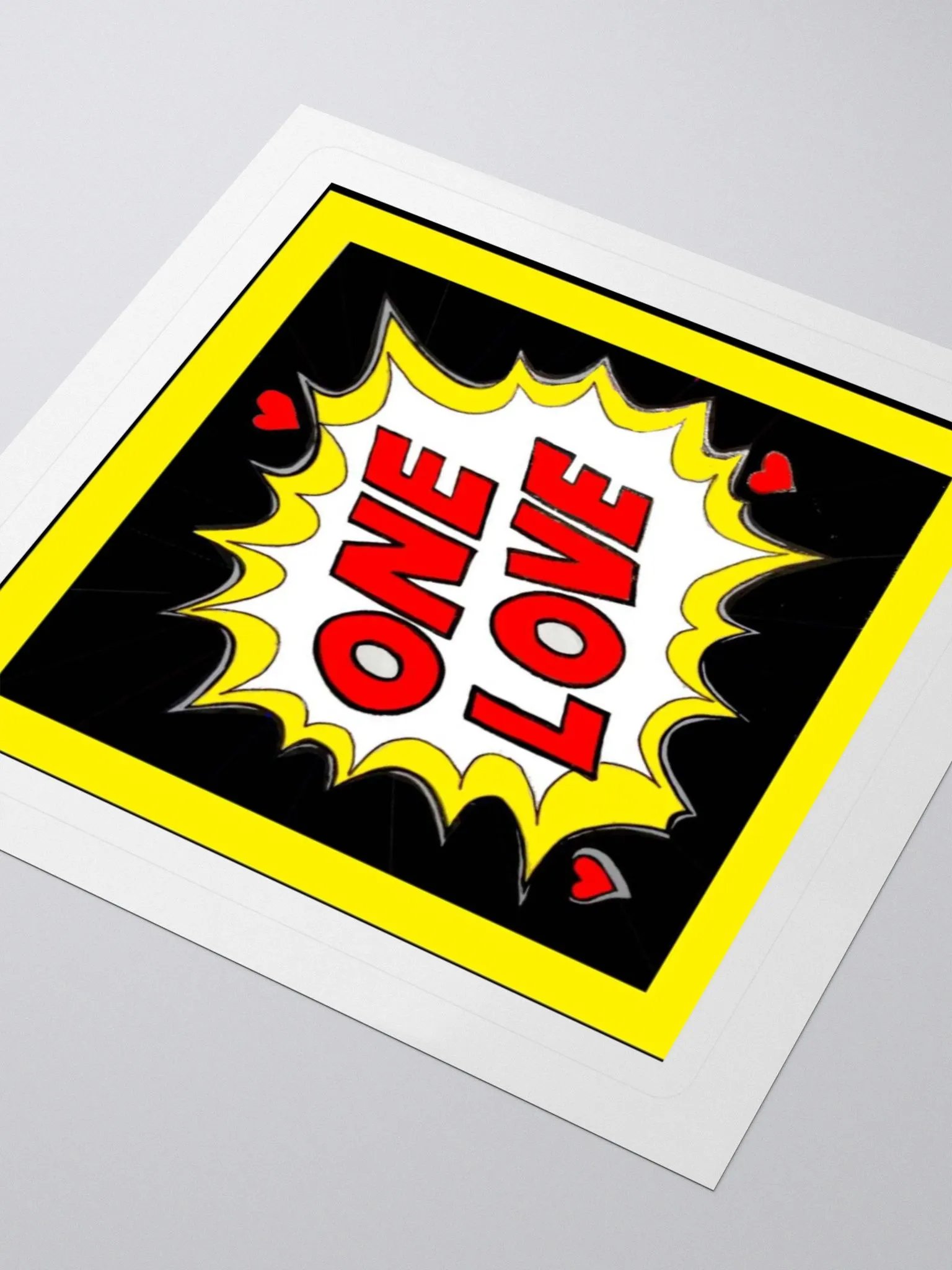ONE LOVE BLM STICKER product image (7)