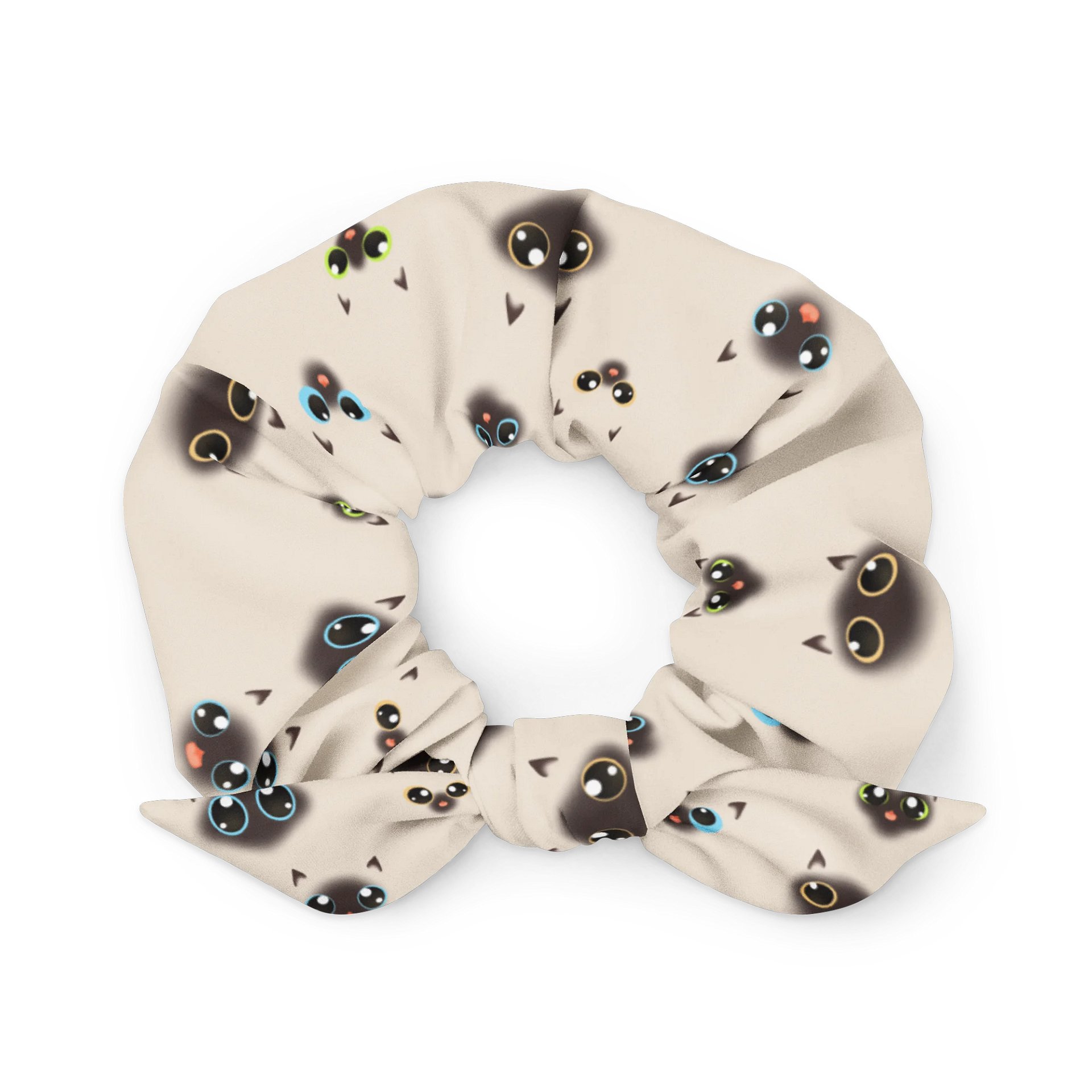 Siamese Cat Print Scrunchie product image (1)
