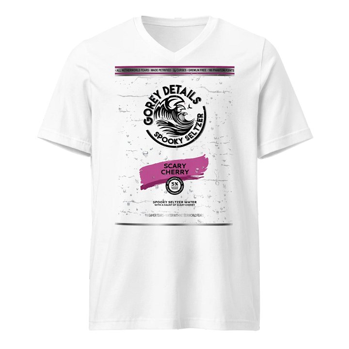 Spooky Seltzer - Bella+Canvas Short Sleeve V-Neck Jersey T-Shirt product image (7)