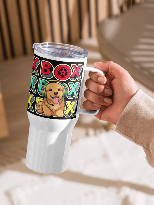 Rainbow Dog Beats Travel Mug product image (2)