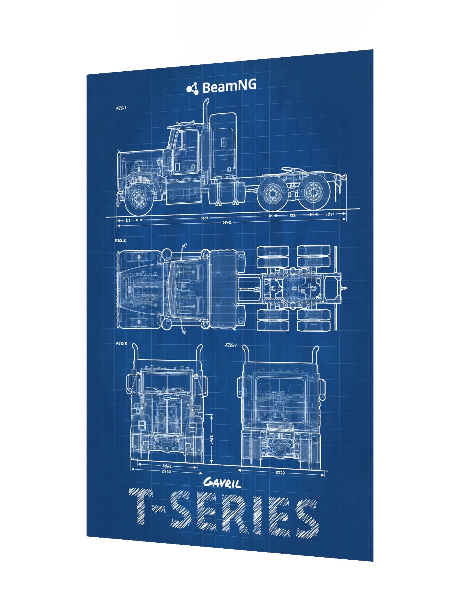 Gavril T-Series Blueprint Poster product image (3)