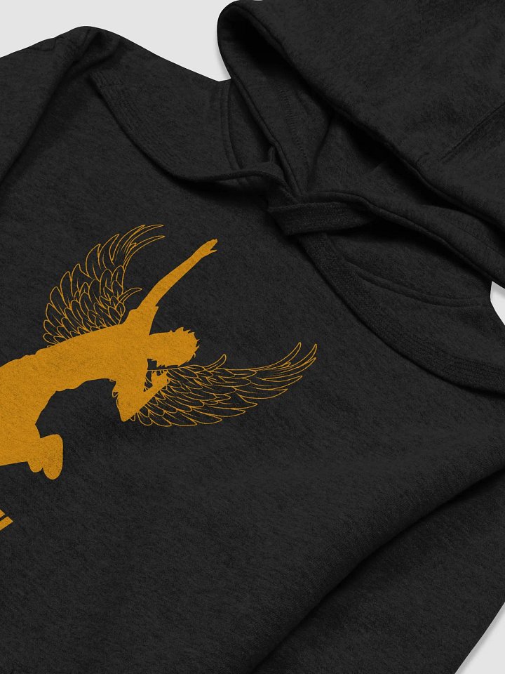 Hinata 'I Can Fly' Black Hoodie- Front product image (2)