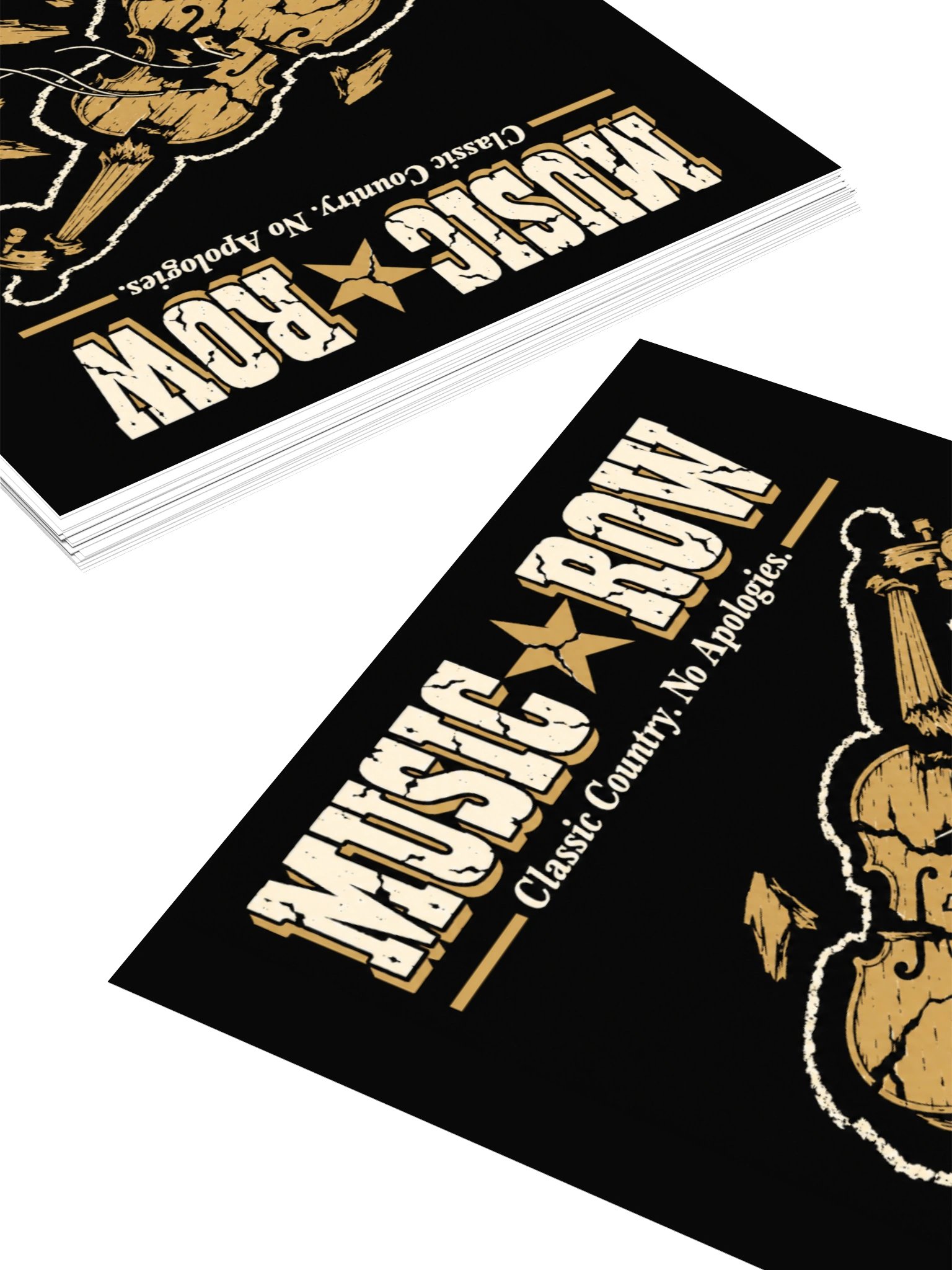 Music Row Busted Fiddle Sticker - Drop 005 product image (4)