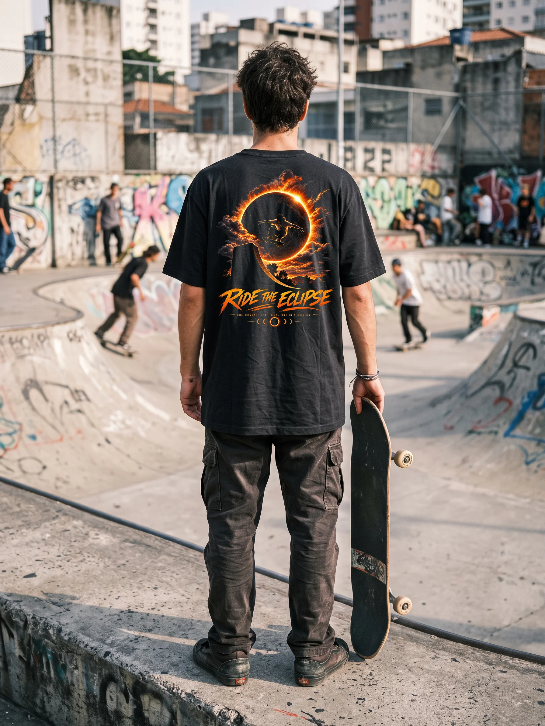 Ride the Eclipse Skater T-Shirt product image (1)