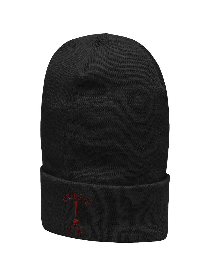 CRIMSON RIOT BEENIE BLACK product image (2)
