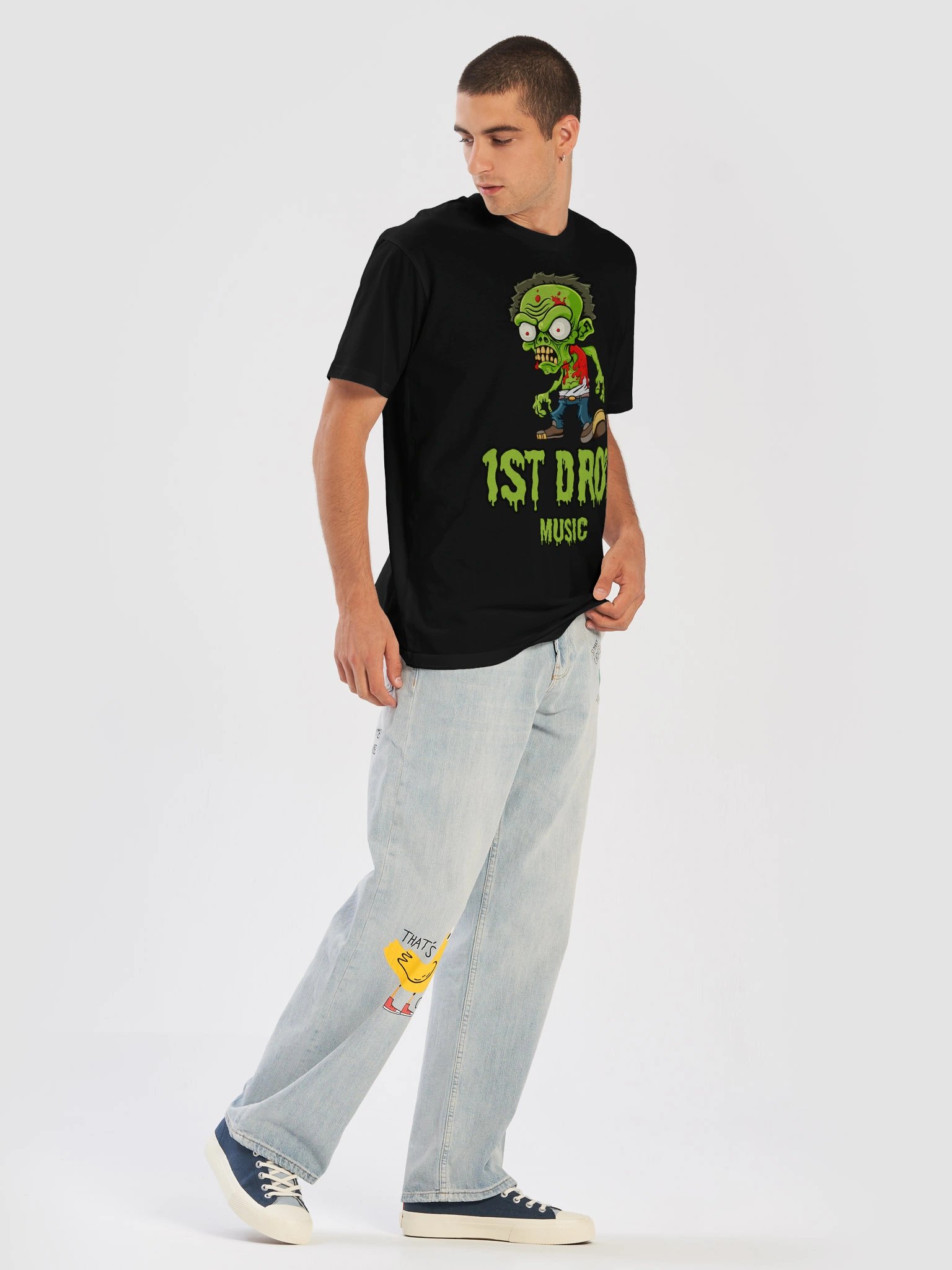 1st Drop Music Zombie T-shirt product image (5)