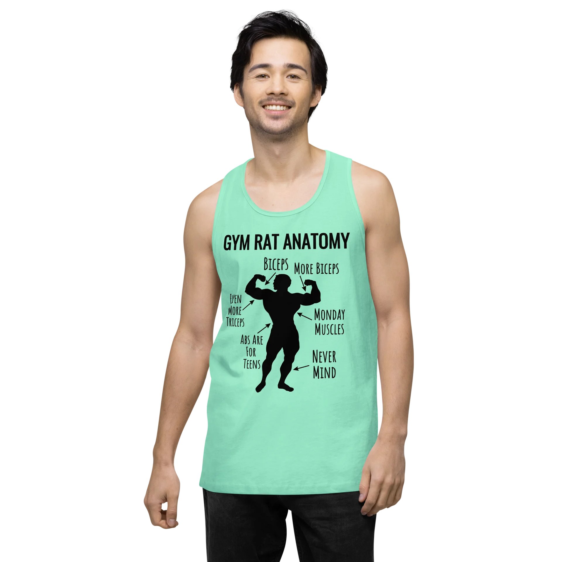 Urgers Gym Rat Anatomy Tank Top product image (16)