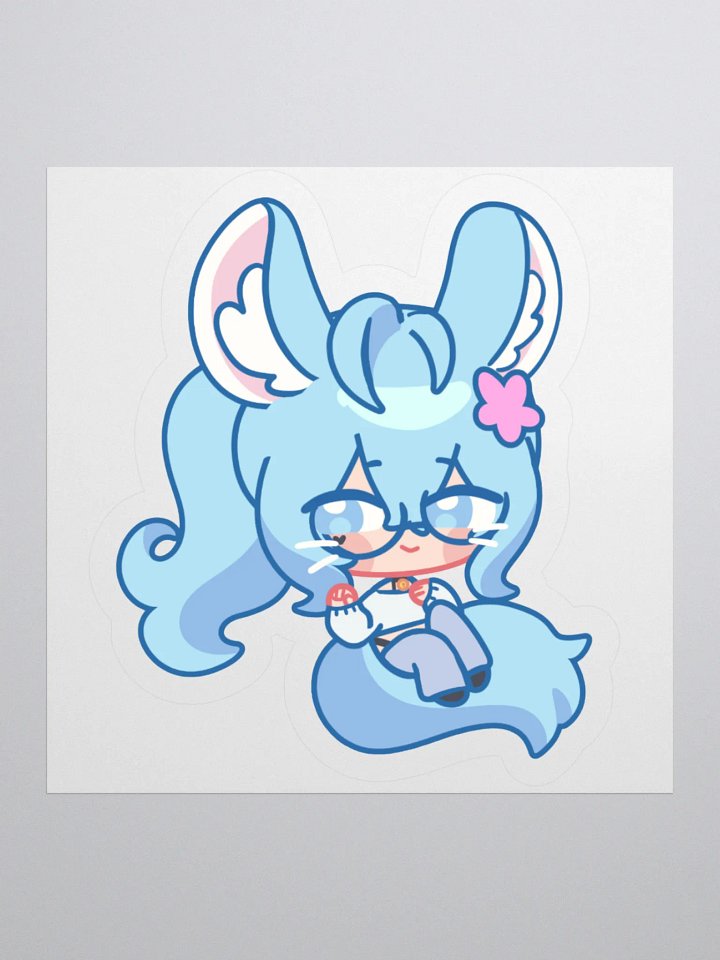 Laid back chibi sticker product image (1)