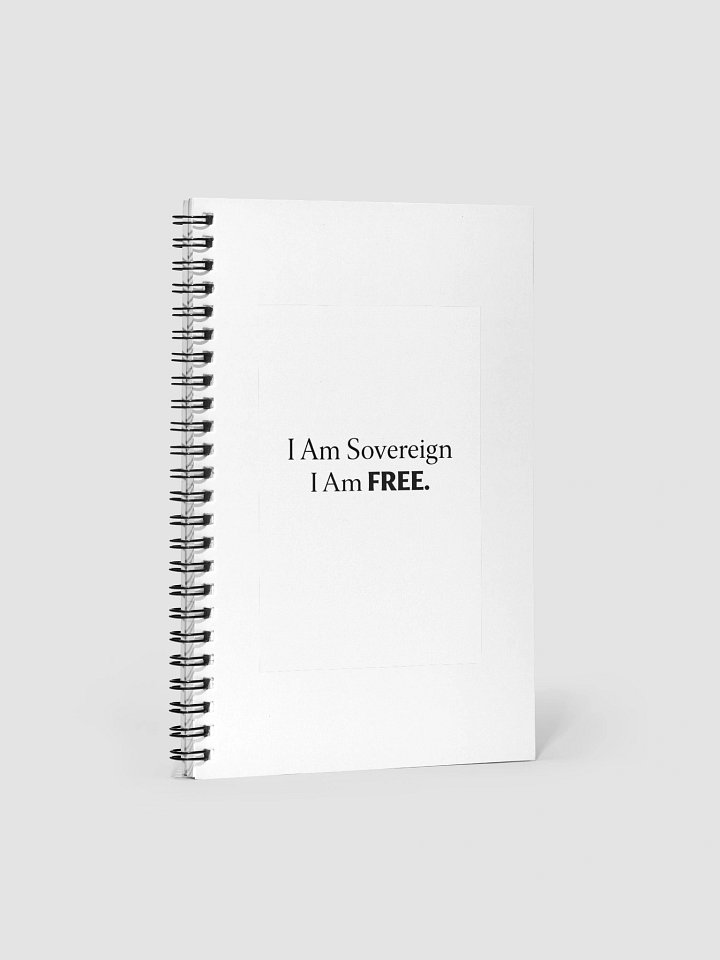 I Am Sovereign I AM FREE Notebook product image (1)