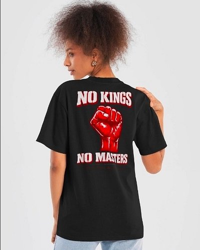 No no Work, no School no Shopping Limited Edition.

NO  KINGS May-Day. This merch ithe official merchandise of Mayday protest...