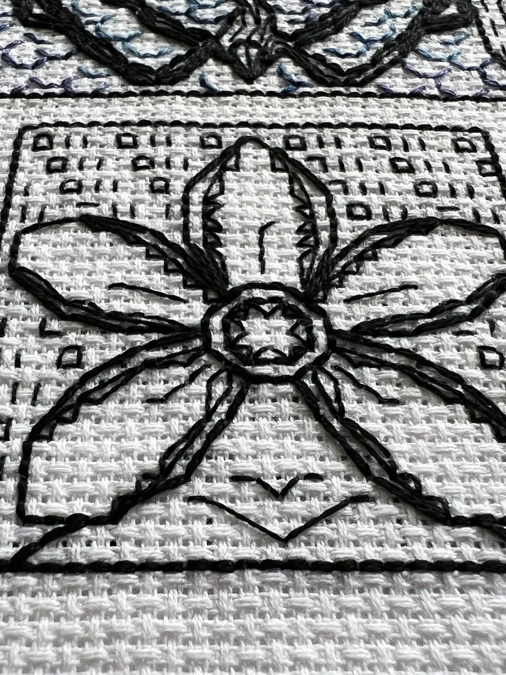 Strange Stuff • Blackwork Cross Stitch Pattern • PDF Digital Download product image (6)