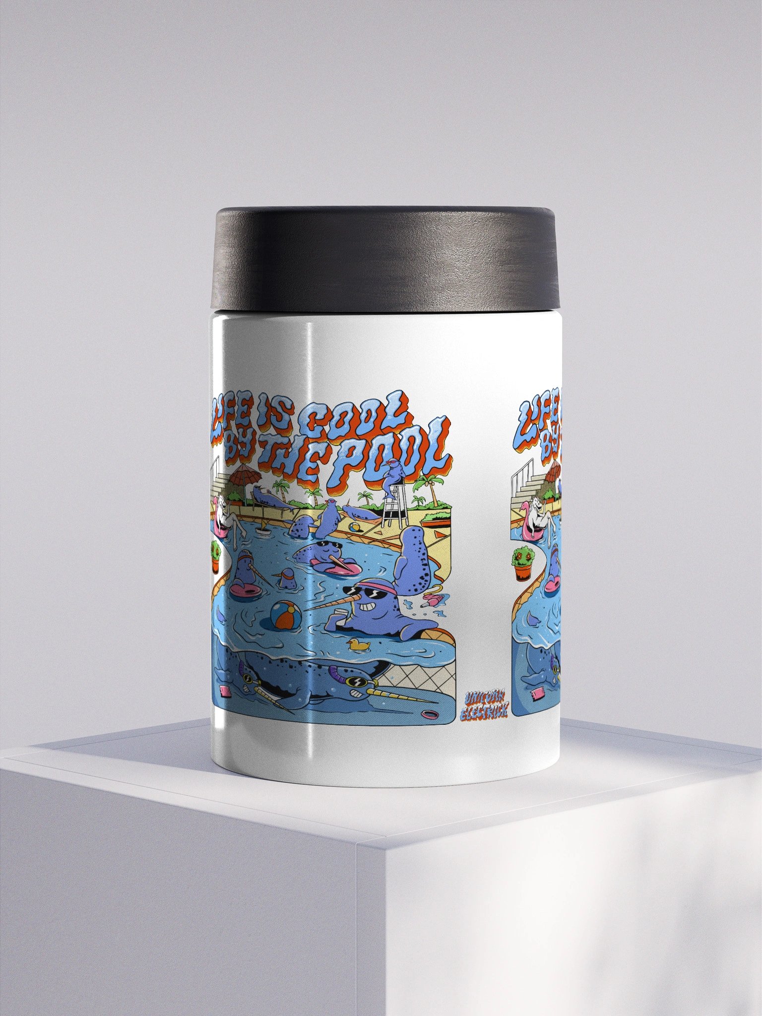 CommUNIty Pool: "Ooze" Stainless Steel Koozie product image (1)