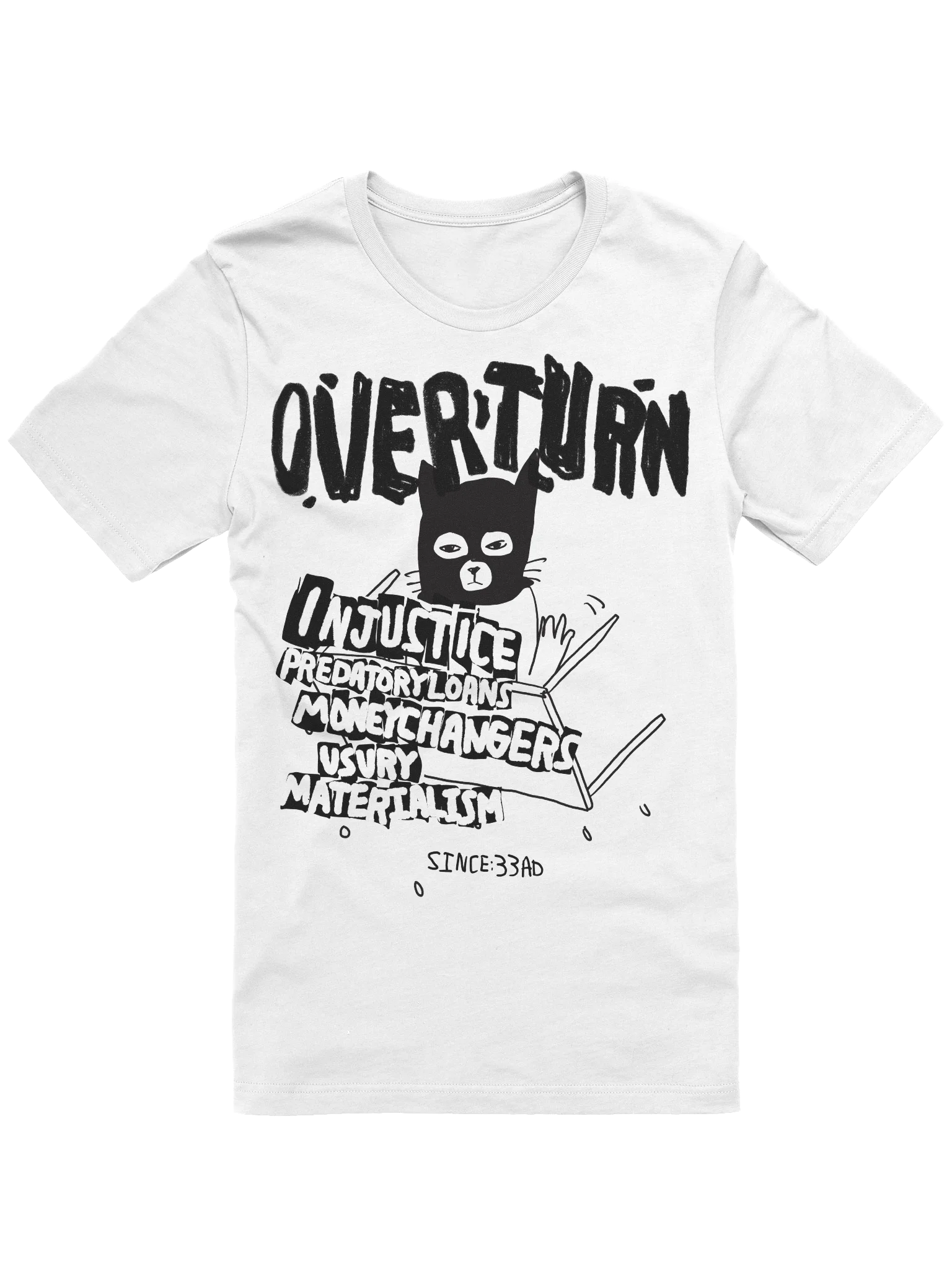 Overturn the Moneychangers Statement Tee product image (1)