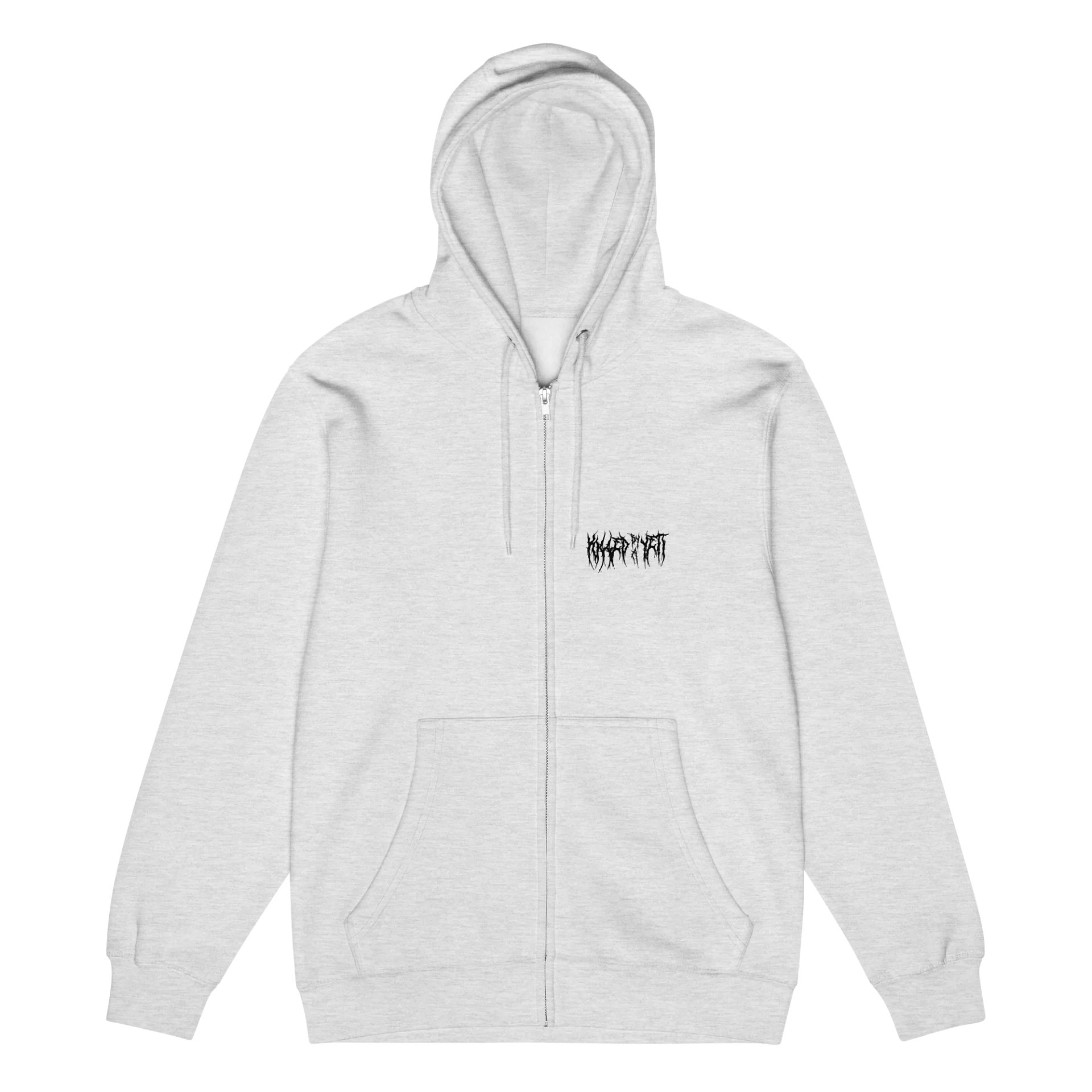 Killed by a Yeti Ski Game Zip Up Hoodie product image (6)