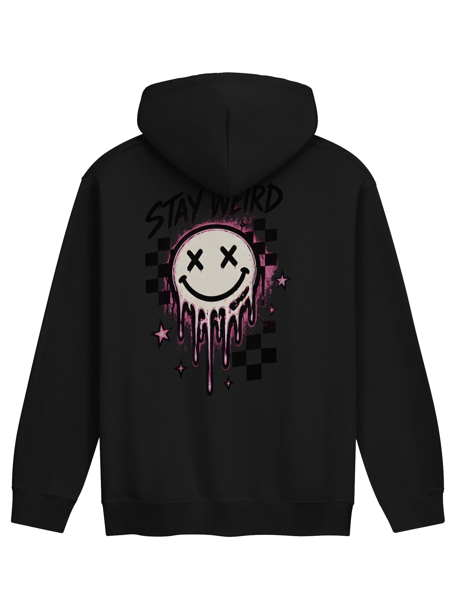 Stay Weird Smiley Hoodie product image (2)