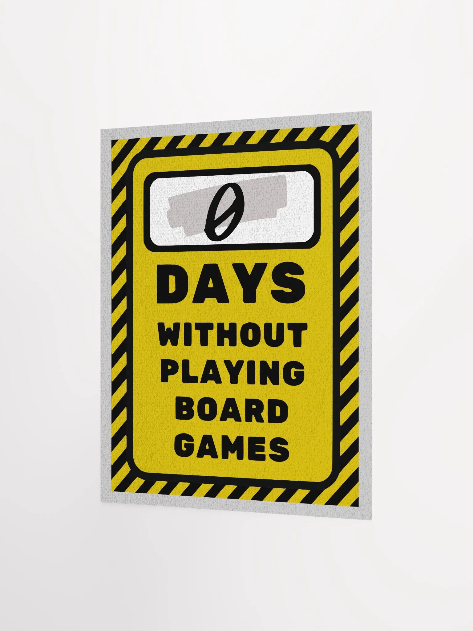 Workplace Accident Sign Board Game Room Poster - 11