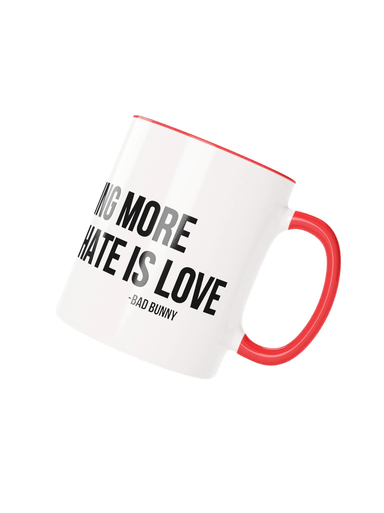 The Only Thing More Powerful Than Hate Is Love Mug - Being Liberal product image (18)