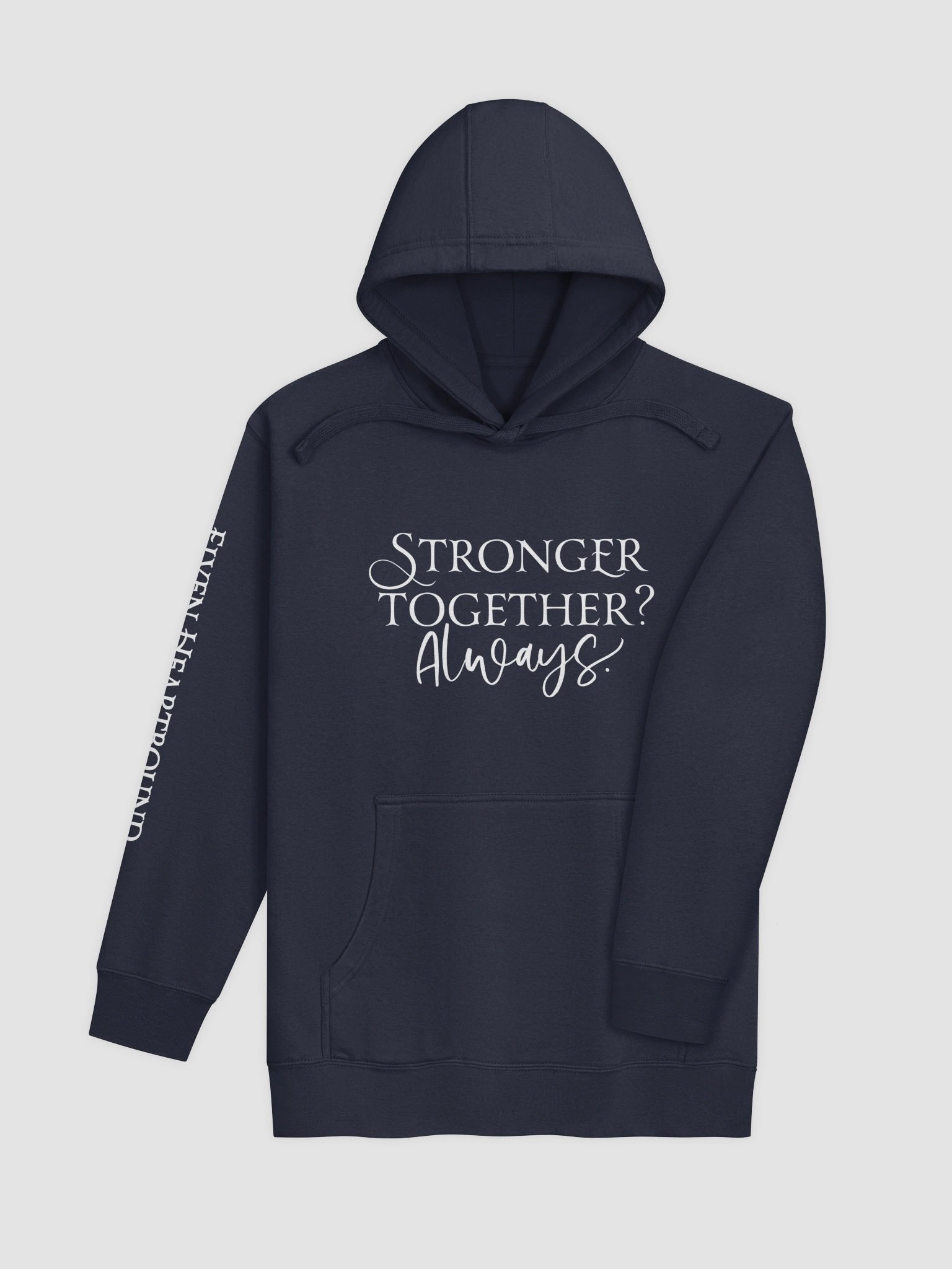 Elven Heartbound Hoodie (Tall)~ "Stronger Together? Always." product image (4)