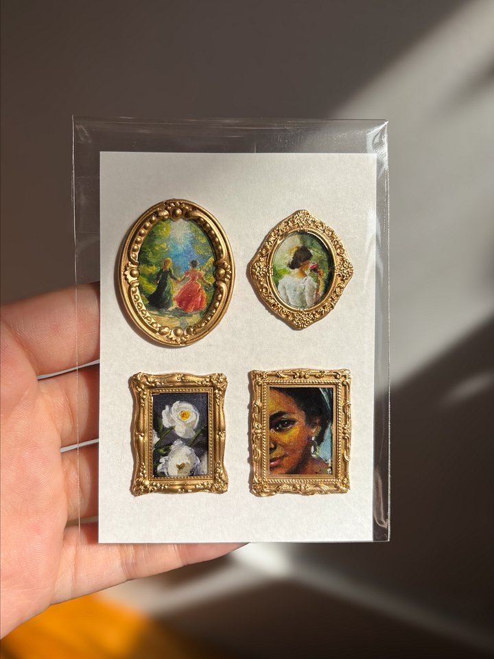 Romantic Summer Mini Handmade Sticker Gallery Sheet- Pack of 4 product image (1)