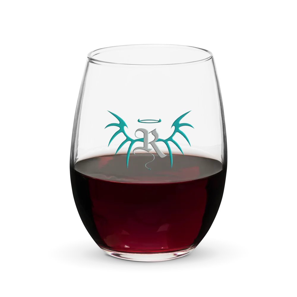 RafaZafar Logo Stemless Wineglass (silver) product image (5)